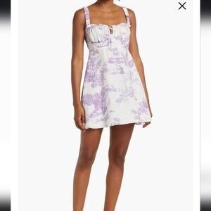 Nicholas never worn Simie Peasant toile Mini Dress
